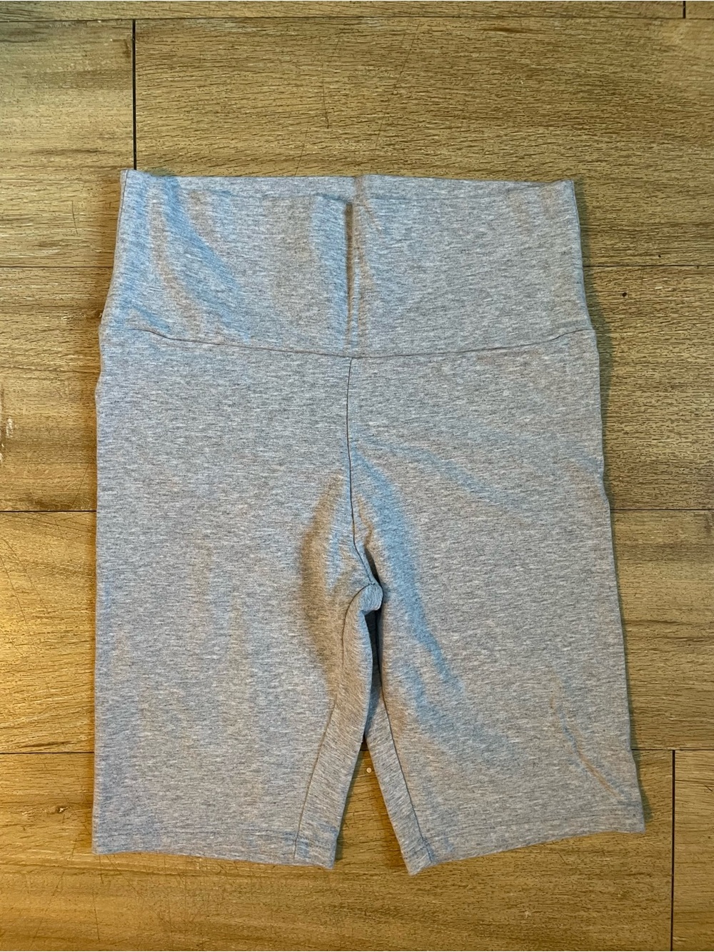 Rue21 Light Gray High-Rise Bike Shorts